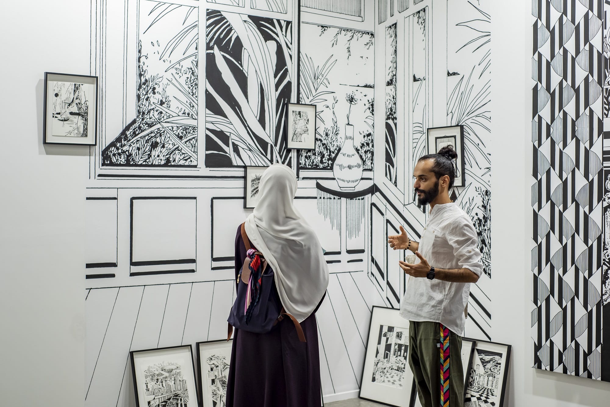 Artist Chourouk Hriech (France), Represented by Galerie Anne Sarah Benichou (Paris), March 21, Art Dubai 2019, Courtesy of Photo Solutions (2)