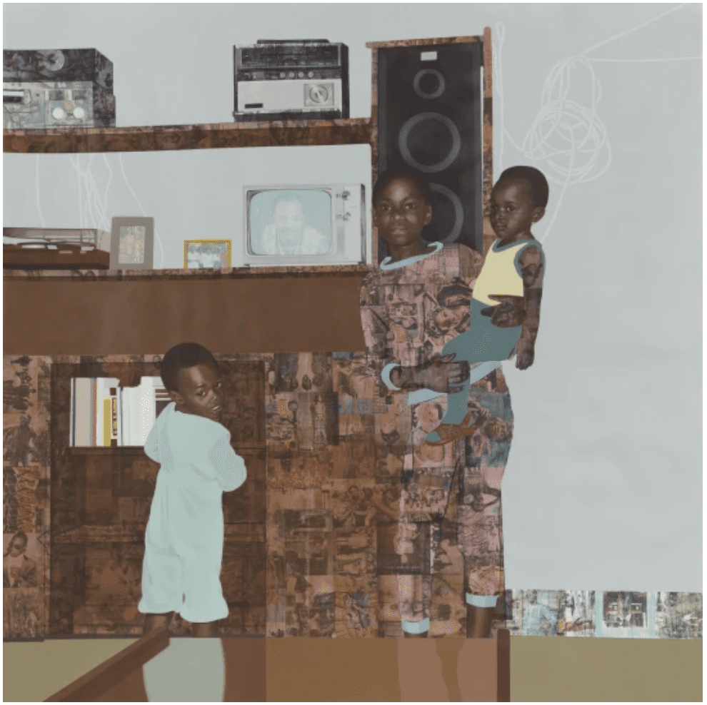 3 Njideka Akunyili Crosby, The Beautyful Ones Series 9, 2018