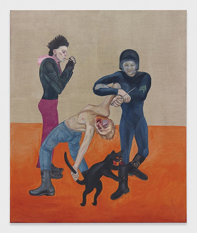4 Jill Mulleady’s Riot on the Holodeck (2018), riffing on Edvard Munch’s Frieze of Life © Jill Mulleady; Courtesy of the artist and Freedman Fitzpatrick; Los AngelesParis