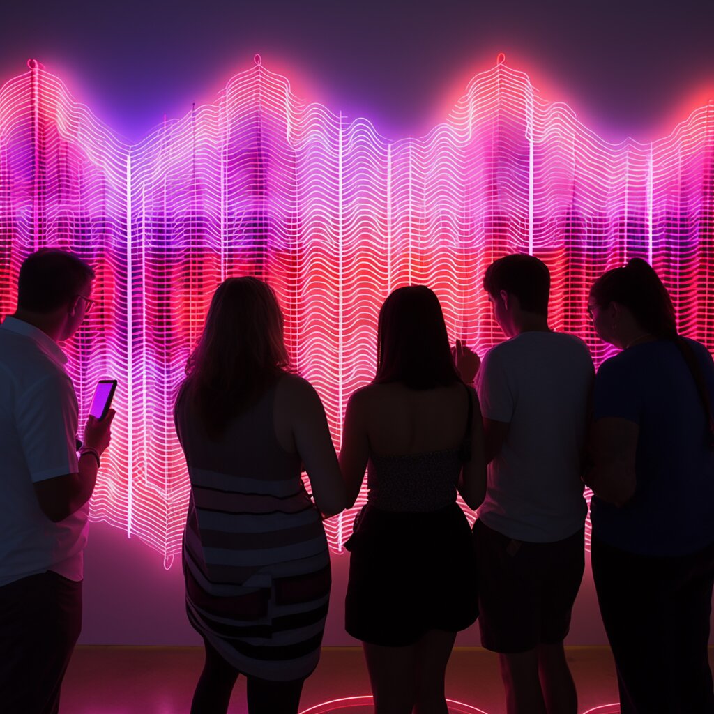 Heart Space by Krista Kim for Julius Baer at Art Dubai 2024